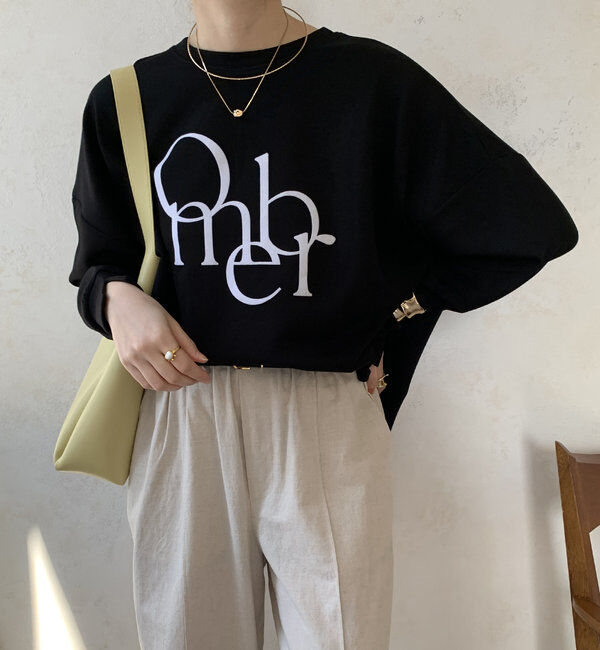  「【WEB限定】ポンチョロゴプルオーバー」|Tシャツ・カットソー|