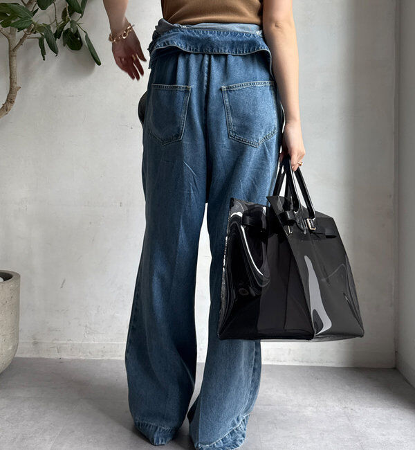  「テンセルデニムジャンプスーツ」|ワンピース|