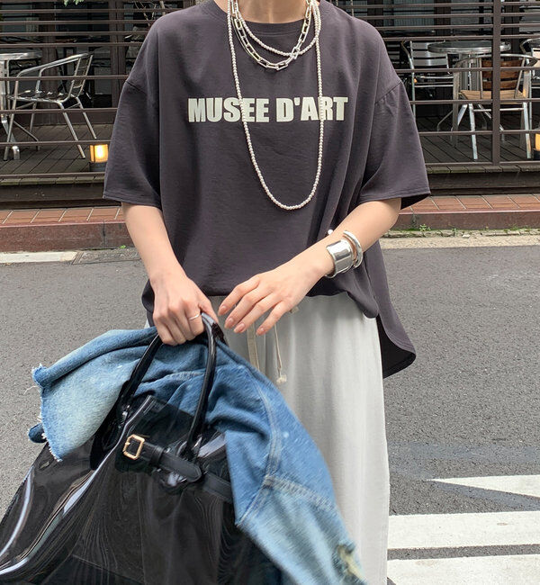  「ジョーゼットロゴTEE」|シャツ・ブラウス|