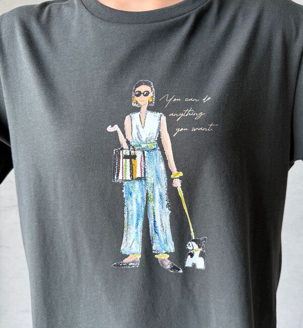  「【WEB限定】GirlイラストTEE」|Tシャツ・カットソー|