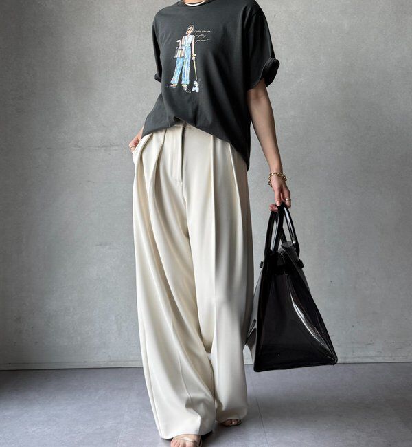  「【WEB限定】GirlイラストTEE」|Tシャツ・カットソー|