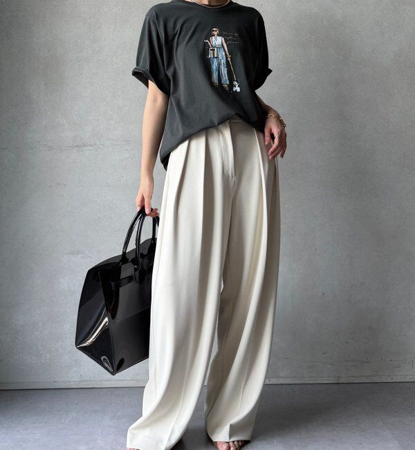  「【WEB限定】GirlイラストTEE」|Tシャツ・カットソー|