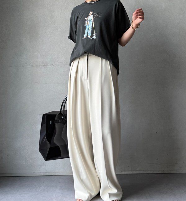  「【WEB限定】GirlイラストTEE」|Tシャツ・カットソー|