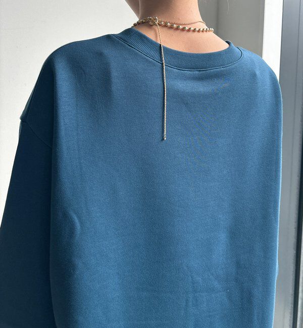  「【WEB限定】裏起毛ヘムラインロゴトップス」|Tシャツ・カットソー|