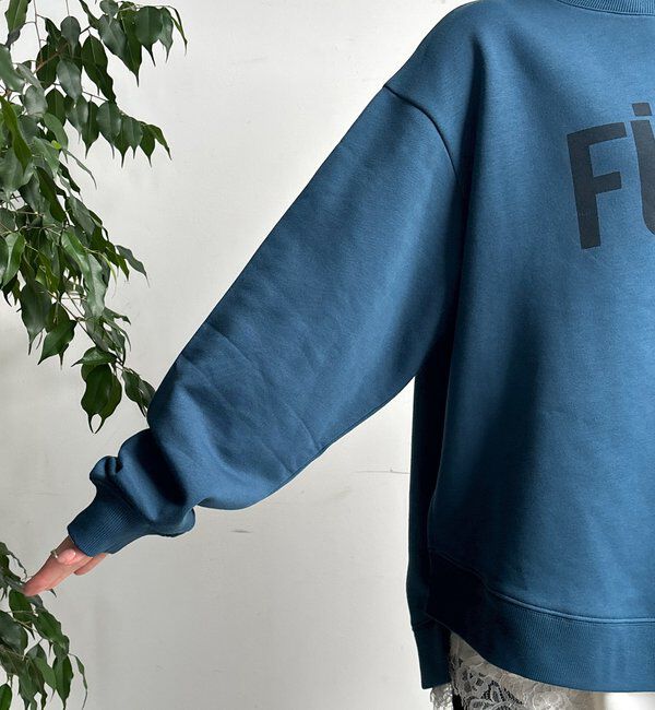  「【WEB限定】裏起毛ヘムラインロゴトップス」|Tシャツ・カットソー|