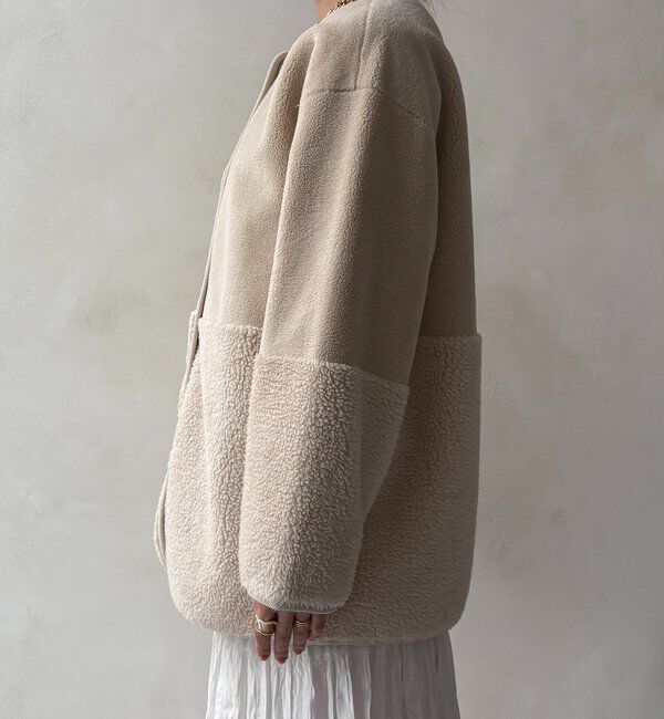  「【WEB限定】リバーシブルフェイクムートンコート」|その他|