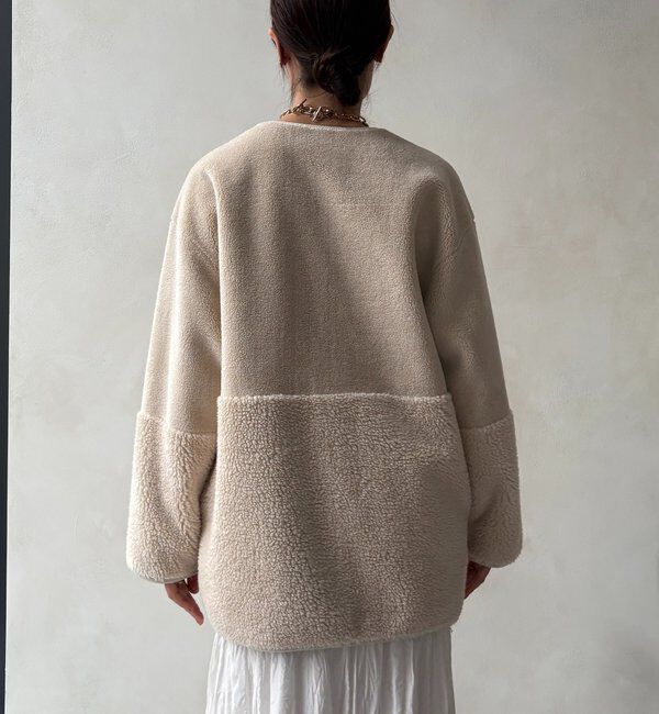  「【WEB限定】リバーシブルフェイクムートンコート」|その他|