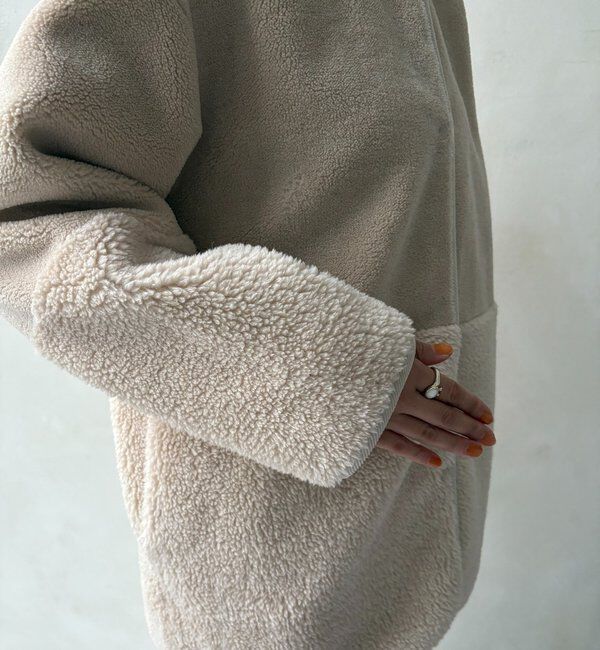  「【WEB限定】リバーシブルフェイクムートンコート」|その他|