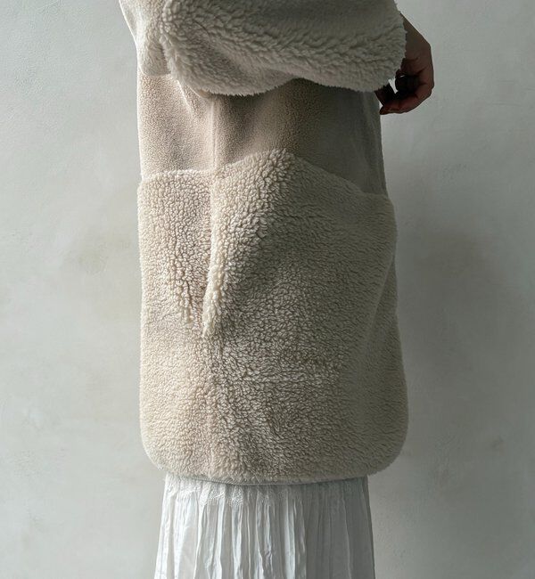  「【WEB限定】リバーシブルフェイクムートンコート」|その他|