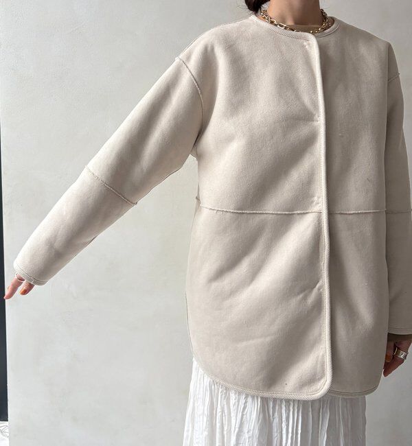  「【WEB限定】リバーシブルフェイクムートンコート」|その他|