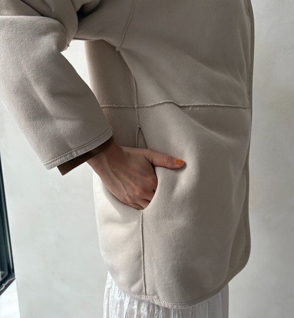  「【WEB限定】リバーシブルフェイクムートンコート」|その他|