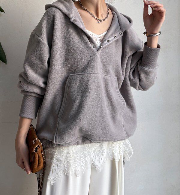  「フリーススナッププルオーバー」|Tシャツ・カットソー|