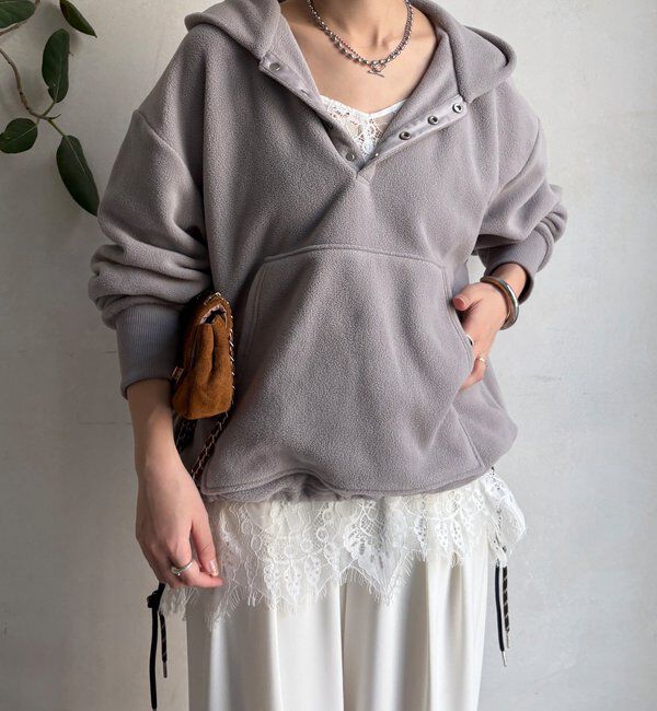  「フリーススナッププルオーバー」|Tシャツ・カットソー|