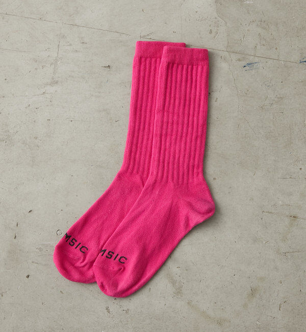  「【WHIMSIC】ネオンカラーソックス」|ソックス|ピンク