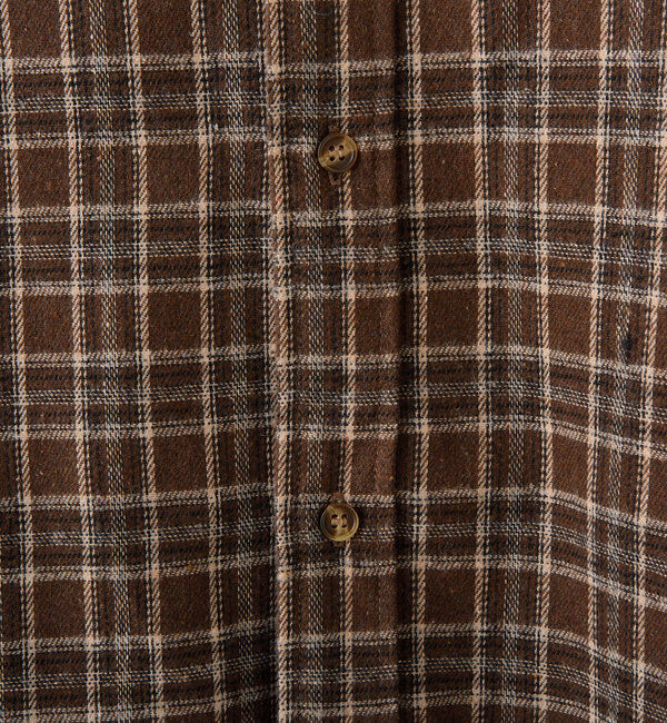  「【WHIMSIC】フランネルチェックレギュラーカラーシャツ」|シャツ・ブラウス|