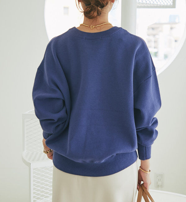  「《リラクシーに着られる》PISCATAWAYロゴニット」|ニット・セーター|