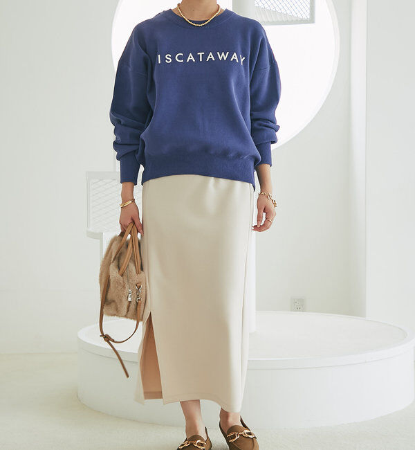  「《リラクシーに着られる》PISCATAWAYロゴニット」|ニット・セーター|