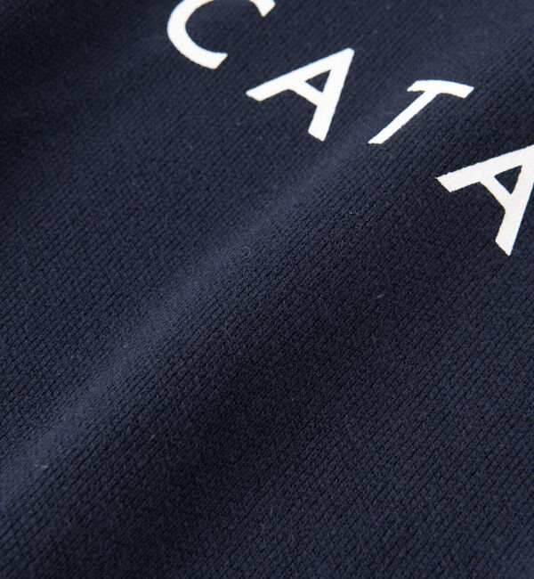  「《リラクシーに着られる》PISCATAWAYロゴニット」|ニット・セーター|