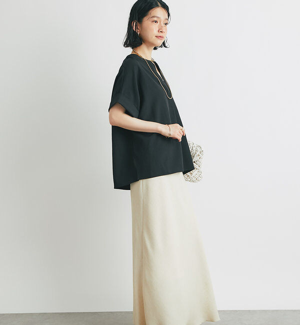  「メッシュフレアスカート」|スカート|