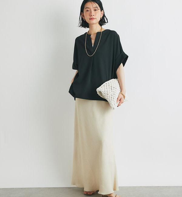  「メッシュフレアスカート」|スカート|