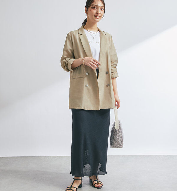  「メッシュフレアスカート」|スカート|