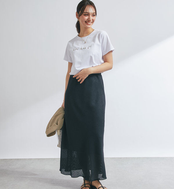  「メッシュフレアスカート」|スカート|