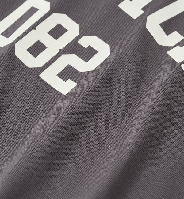  「《綿100％・デイリー使いに着映える》シルケット風ロゴTee」|Tシャツ・カットソー|