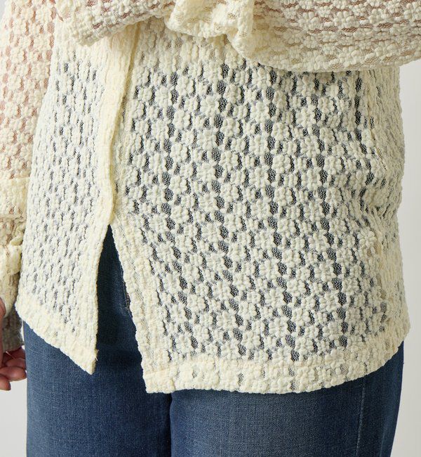  「《抜け感と上品さをまとう》レースシャツ」|Tシャツ・カットソー|