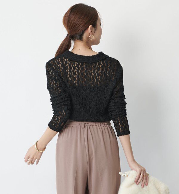  「《抜け感と上品さをまとう》レースシャツ」|Tシャツ・カットソー|