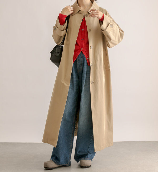  「【MONN.:. (モン)】オーバーステンカラーコート」|その他|