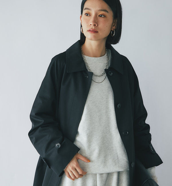  「【MONN.:. (モン)】オーバーステンカラーコート」|その他|