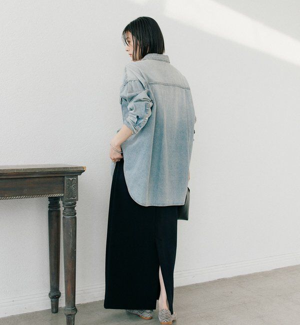  「【ベストセラー】【MONN.:.(モン)】ビッグデニムシャツ」|シャツ・ブラウス|