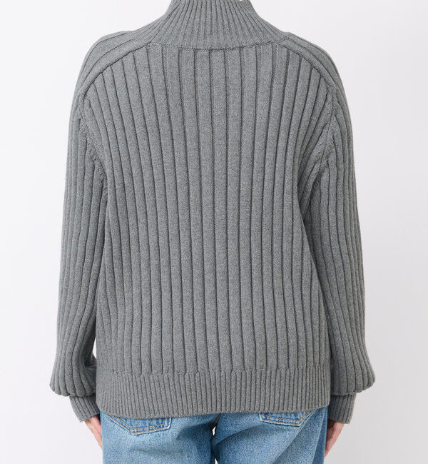  「【MONN.:.(モン)】コットンハイネックニット」|ニット・セーター|