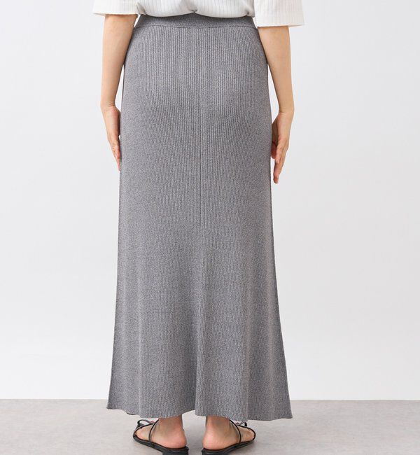  「【ひんやりタッチ/セットアップ対応可】レーヨン混ナローフレアスカート」|スカート|