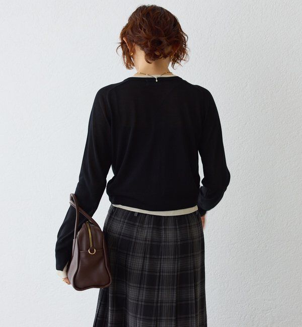  「【こなれ感抜群】フェイクレイヤードカーディガン」|カーディガン|