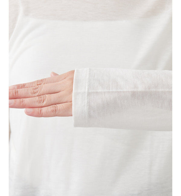  「【BASERANGE】シアーロングスリーブTee」|Tシャツ・カットソー|