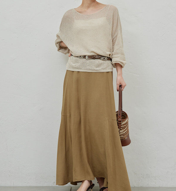  「リネンメッシュプルオーバー」|ニット・セーター|