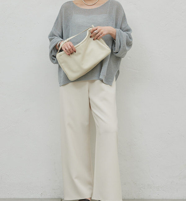  「リネンメッシュプルオーバー」|ニット・セーター|