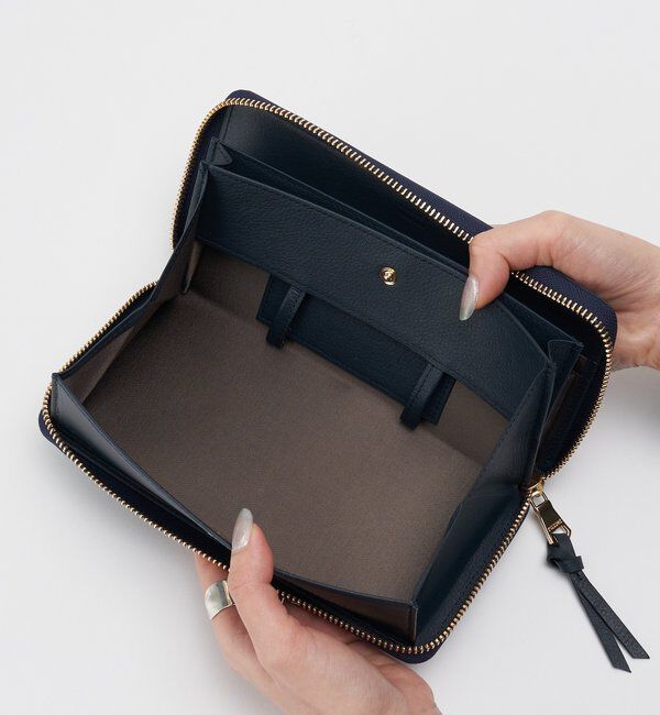  「エンボスモノグラム多機能ウォレット」|財布|