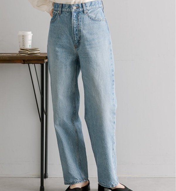  「【ai no de】new kurashiki ストレートPT」|デニム|ブルーその他1