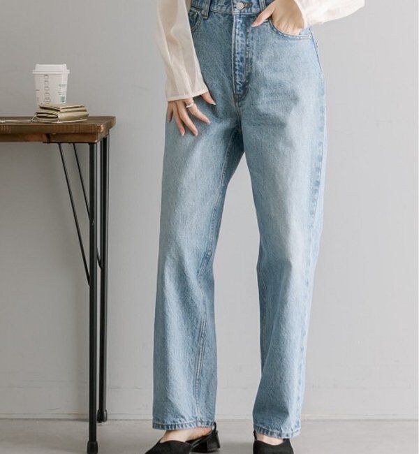  「【ai no de】new kurashiki ストレートPT」|デニム|