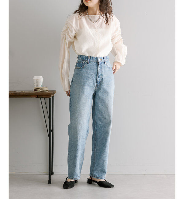  「【ai no de】new kurashiki ストレートPT」|デニム|