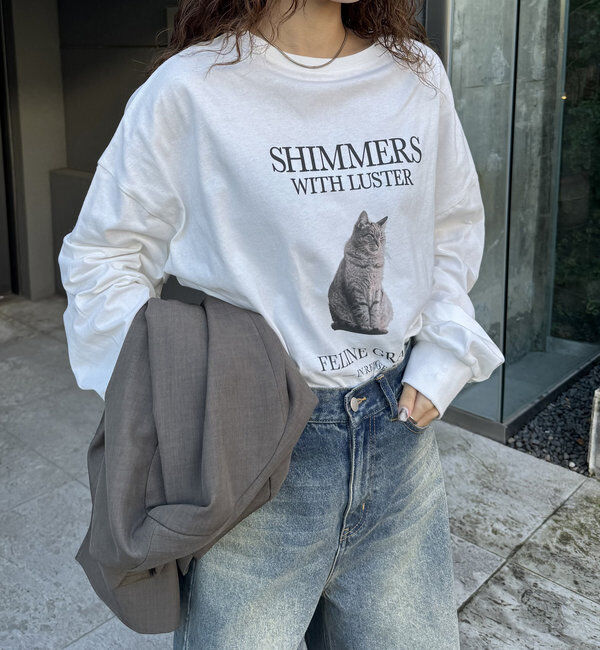  「[mline]DOGCATロンT」|Tシャツ・カットソー|