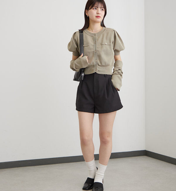  「[mline]シンプルショートパンツ」|チノ|