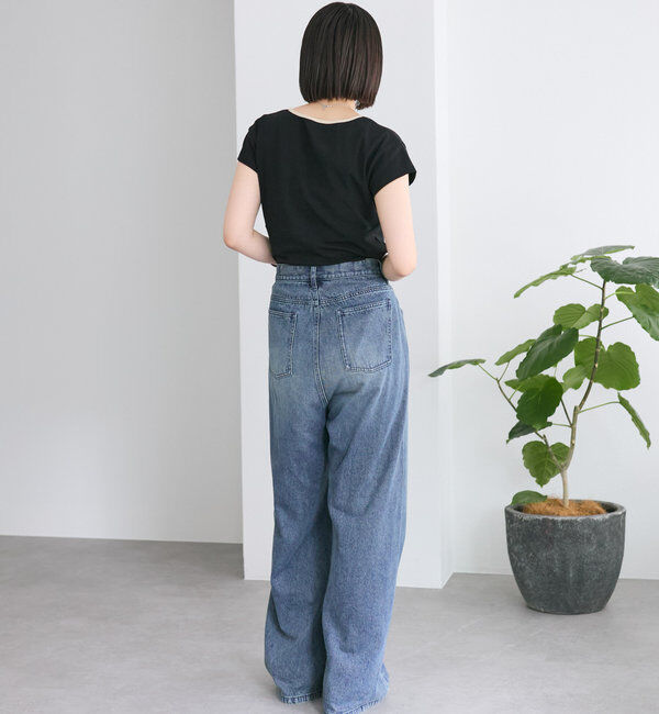  「配色チョーカーカットソー」|Tシャツ・カットソー|