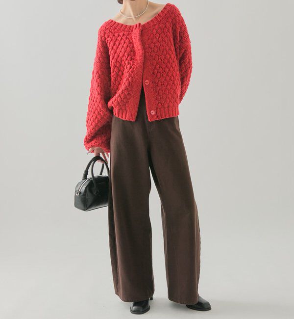  「ポコポコニットカーディガン」|カーディガン|