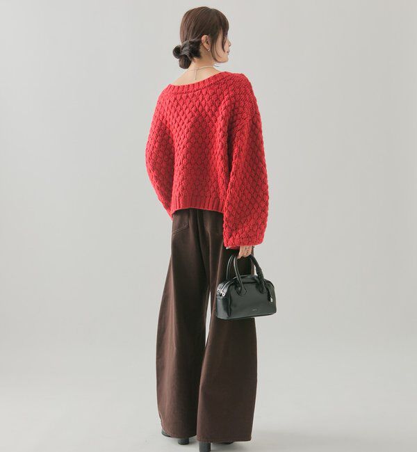  「ポコポコニットカーディガン」|カーディガン|