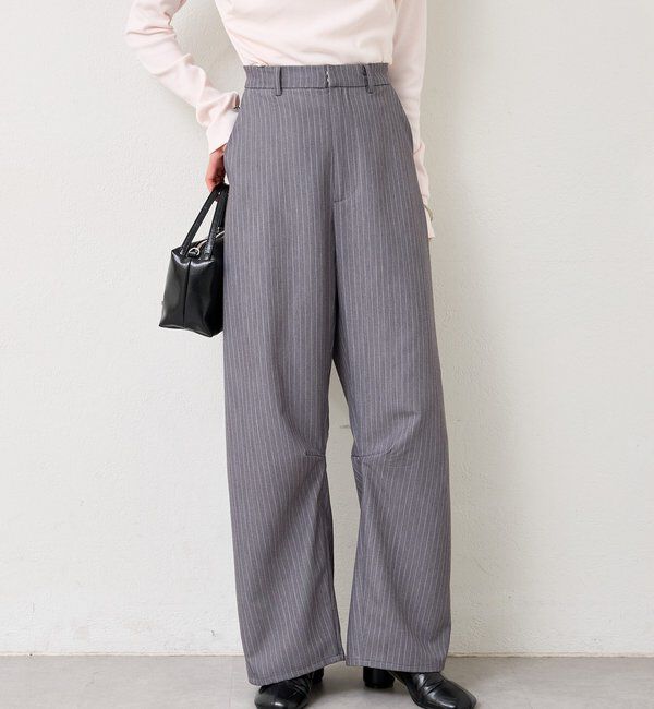  「26SSカーブスラックス」|チノ|グレー