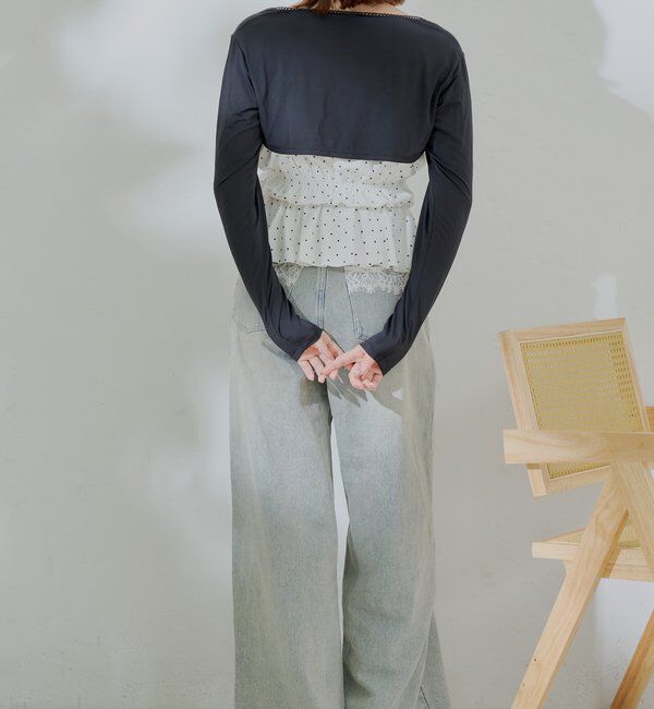  「【水着】ボレロレイヤード3点セット」|ビキニ|