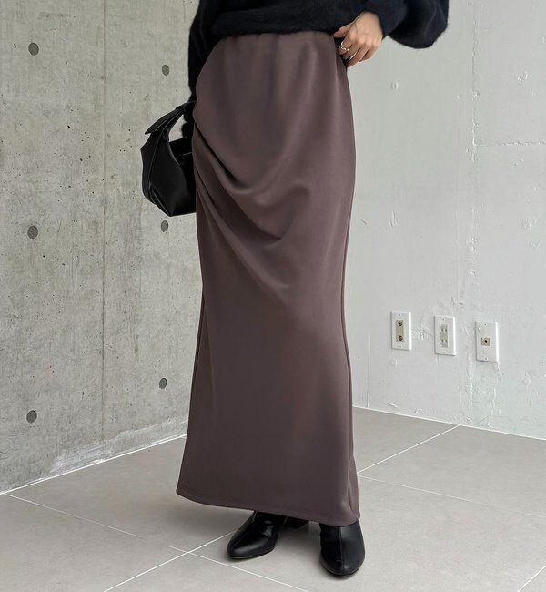  「カットドレープスカート」|スカート|